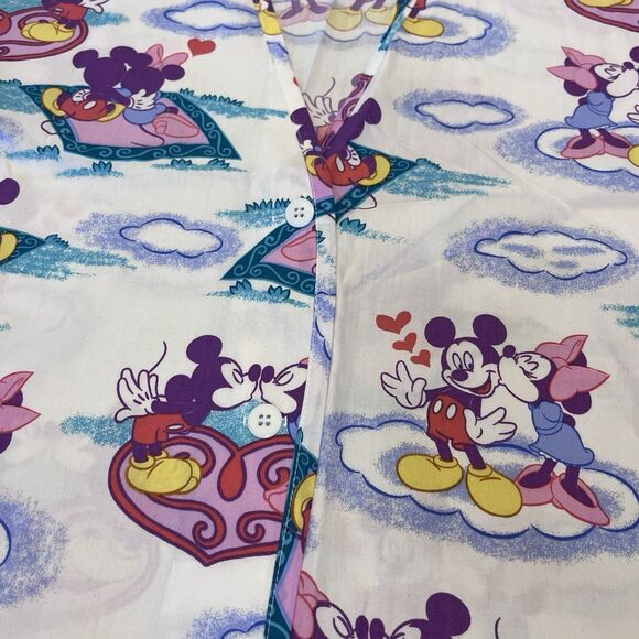 Disney Barco Uniforms Mickey Minnie Mouse Scrub Top Medium Jacket Nurse NEW - Picture 7 of 16
